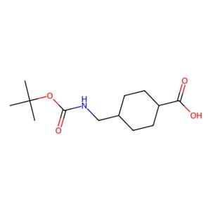 aladdin 阿拉丁 T161901 4-(叔丁氧羰氨甲基)环己甲酸 (顺反混合物) 162046-58-4 98%(HPLC)