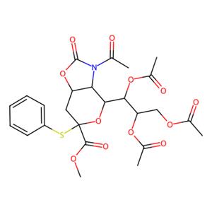 5-乙酰氨基-7,8,9-三-O-乙酰基-5-N,4-O-羰基-3,5-二脱氧-2-S-苯基-2-硫代-β-D-甘油-D-半乳-2-吡喃神经氨酸甲酯,Methyl 5-Acetamido-7,8,9-tri-O-acetyl-5-N,4-O-carbonyl-3,5-dideoxy-2-S-phenyl-2-thio-D-glycero-β-D-galacto-2-nonulopyranosylonate