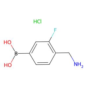 4-（氨基甲基）-3-氟苯基硼酸盐酸盐,4-(Aminomethyl)-3-fluorophenylboronic acid hydrochloride