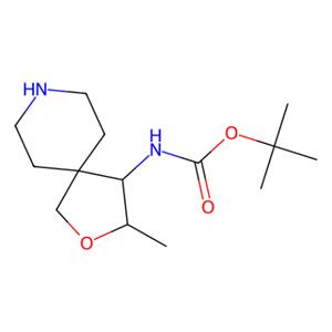 aladdin 阿拉丁 T489367 叔丁基((3S,4S)-3-甲基-2-氧杂-8-氮杂螺[4.5]癸-4-基)氨基甲酸叔丁酯 2098564-18-0 95%