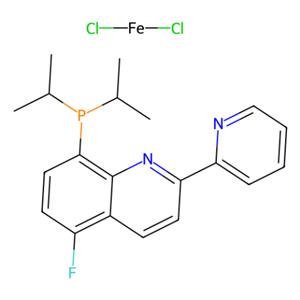 二氯[8-(二异丙基膦基)-5-氟-2-(2-吡啶基)喹啉]铁(II),Dichloro[8-(diisopropylphosphino)-5-fluoro-2-(2-pyridinyl)quinoline]iron(II)
