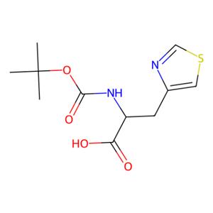 aladdin 阿拉丁 B132993 Boc-3-(4-噻唑基)-L-丙氨酸 119434-75-2 ≥98.0% (HPLC)