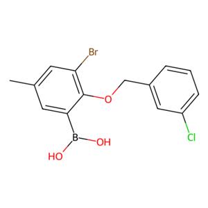 aladdin 阿拉丁 B187292 3-溴-2-(3′-氯苄氧基)-5-甲基苯基硼酸(含有数量不等的酸酐) 870778-83-9 95%