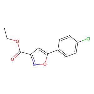 aladdin 阿拉丁 E479516 5-(4-氯苯基)异恶唑-3-羧酸乙酯 81282-12-4 98%