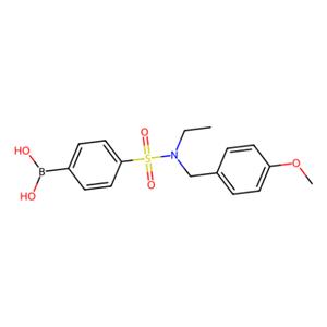 aladdin 阿拉丁 N188097 4-(N-乙基-N-(4-甲氧基苄基)氨磺酰基)苯基硼酸(含不同量的酸酐) 913835-55-9 95%