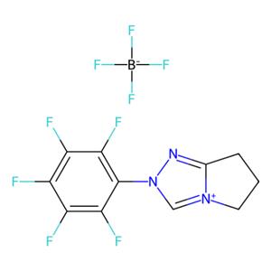 6,7-二氢-2-五氟苯基-5H-吡咯并[2,1-c][1,2,4]三唑鎓四氟硼酸盐,6,7-Dihydro-2-pentafluorophenyl-5H-pyrrolo[2,1-c][1,2,4]triazolium Tetrafluoroborate