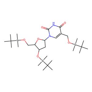 aladdin 阿拉丁 B351811 3'，5'-双-O-[（（1,1-二甲基乙基）二甲基甲硅烷基]]-α-[[（（1,1-二甲基乙基）二甲基甲硅烷基]氧基]胸苷 1210427-80-7 95%