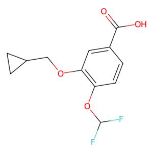 aladdin 阿拉丁 C167706 3-环丙甲氧基-4-二氟甲氧基苯甲酸 162401-62-9 98%