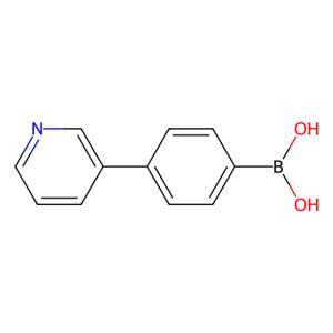 aladdin 阿拉丁 P398002 4-（3-吡啶基)苯硼酸（含有数量不等的酸酐） 170230-28-1 98%
