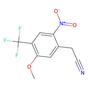 aladdin 阿拉丁 M168000 5-甲氧基-2-硝基-4-(三氟甲基)苯乙腈 178896-77-0 97%