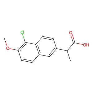 aladdin 阿拉丁 S489614 (S)-2-(5-氯-6-甲氧基萘-2-基)丙酸 89617-86-7 98%