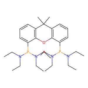 P,P′-(9,9-二甲基-9H-氧杂蒽-4,5-二基)双[N,N,N′,N′-四乙基-亚膦酸二酰胺],P,P′-(9,9-Dimethyl-9H-xanthene-4,5-diyl)bis[N,N,N′,N′-tetraethyl-phosphonous diamide]
