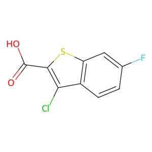aladdin 阿拉丁 C169742 3-氯-6-氟苯并[b]噻吩-2-羧酸 34576-92-6 97%