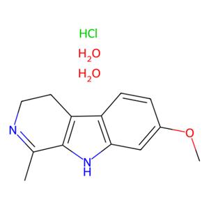aladdin 阿拉丁 H304108 骆驼蓬灵 盐酸盐 二水合物 6027-98-1 分析对照品，98%