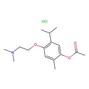 aladdin 阿拉丁 M171294 4-(2-二甲氨基乙氧基)-5-异丙基-2-甲基酯盐酸盐 964-52-3 99%