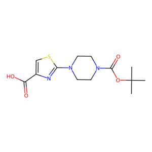 aladdin 阿拉丁 T194492 2-[1-(叔丁氧羰酰)-4-哌啶基]-1,3-噻唑-4-甲酸 668484-45-5 98%