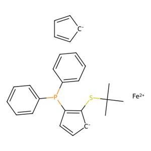 aladdin 阿拉丁 R338448 （Rp）-2-（叔丁硫基）-1-（二苯基膦基）二茂铁 503859-61-8 97%