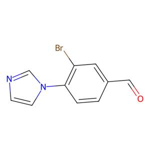 aladdin 阿拉丁 B187214 3-溴-4-(1H-咪唑-1-基)苯甲醛 861932-08-3 97%