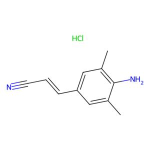 aladdin 阿拉丁 E345042 （E）-3-（4-氨基-3,5-二甲基苯基）丙烯腈盐酸盐 661489-23-2 97%