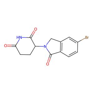 aladdin 阿拉丁 B586128 3-(5-溴-1-氧代异吲哚啉-2-基)哌啶-2,6-二酮 1010100-26-1 98%