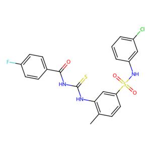 aladdin 阿拉丁 W417529 N-[[[5-[[(3-氯苯基)氨基]磺酰基]-2-甲基苯基]氨基]硫代甲基]-4-氟-苯甲酰胺 379696-86-3 95%