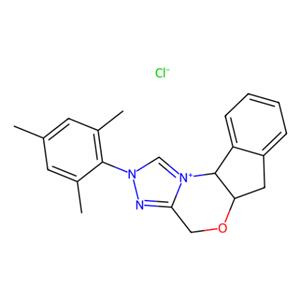 aladdin 阿拉丁 A151506 (-)-(5aS,10bR)-5a,10b-二氢-2-(2,4,6-三甲基苯基)-4H,6H-茚并[2,1-b][1,2,4]三唑[4,3-d][1,4]氯化恶唑鎓一水合物 919102-70-8 97%