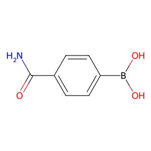 aladdin 阿拉丁 A101991 4-氨基甲酰苯硼酸(含有数量不等的酸酐) 123088-59-5 98%