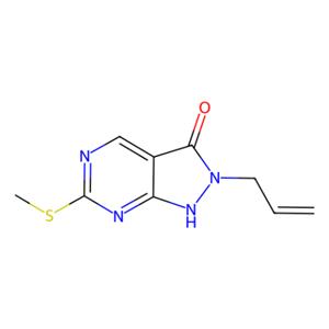 aladdin 阿拉丁 A590843 2-烯丙基-6-(甲巯基)-1H-吡唑并[3,4-d]嘧啶-3(2H)-酮 955368-90-8 95%