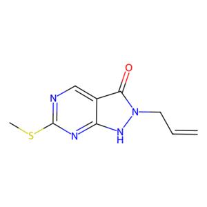 2-烯丙基-6-(甲巯基)-1H-吡唑并[3,4-d]嘧啶-3(2H)-酮,2-Allyl-6-(methylthio)-1H-pyrazolo[3,4-d]pyrimidin-3(2H)-one