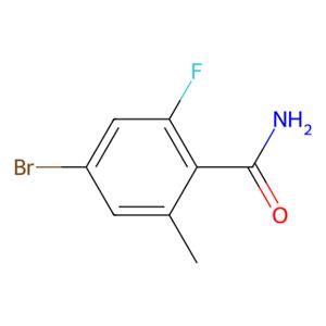 4-溴-2-氟-6-甲基苯甲酰胺,4-Bromo-2-fluoro-6-methylbenzamide