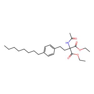 aladdin 阿拉丁 D333137 2-乙酰氨基-2-(2-(4-辛基苯基)乙基)丙二酸二乙酯 162358-08-9 98%