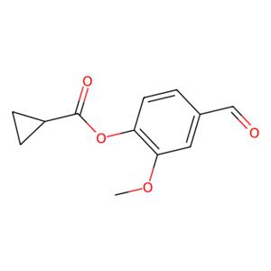 aladdin 阿拉丁 C346602 环丙烷羧酸4-甲酰基-2-甲氧基-苯基酯 380336-99-2 97%