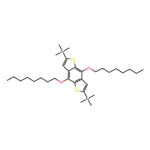 aladdin 阿拉丁 B152916 4,8-双(正辛氧基)-2,6-双(三甲基甲锡烷基)苯并[1,2-b:4,5-b']二噻吩 1098102-95-4 95%
