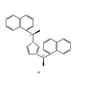 1,3-双((R)-1-(萘-1-基)乙基)-1H-咪唑-3-鎓氯化物,1,3-Bis((R)-1-(naphthalen-1-yl)ethyl)-1H-imidazol-3-ium chloride