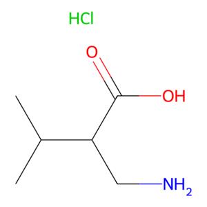 aladdin 阿拉丁 I166834 (R)-2-(氨基甲基)-3-甲基丁酸盐酸盐 1276055-45-8 97%