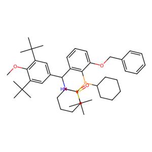 aladdin 阿拉丁 S398752 [S(R)]-N-[(S)-[3,5-二叔丁基-4-甲氧基苯基][(3-苄氧基-2-(二环己基膦)苯基)甲基]-2-叔丁基亚磺酰胺 2565792-48-3 ≥95%