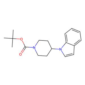 aladdin 阿拉丁 I133032 4-(吲哚-1-基)哌啶甲酸叔丁酯 170364-89-3 95%