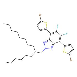 4,7-双(5-溴-2-噻吩基)-5,6-二氟-2-(2-己基癸基)-2H-苯并三唑,4,7-Bis(5-bromo-2-thienyl)-5,6-difluoro-2-(2-hexyldecyl)-2H-benzotriazole