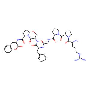 aladdin 阿拉丁 B118776 血管舒缓激肽片段1-8,醋酸盐水合物 15958-92-6 ≥95% (HPLC)