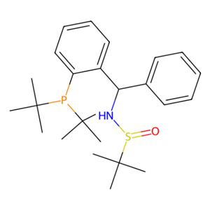 [S(R)]-N-[(1S)-1-[2-(二叔丁基膦)苯基]苯甲基]-2-叔丁基亚磺酰胺,[S(R)]-N-[(1S)-1-[2-(Di-tert-butylphosphanyl)phenyl]phenylmethyl]-2-methyl-2-propanesulfinamide
