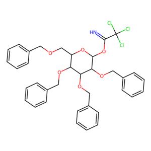 aladdin 阿拉丁 T304546 2,3,4,6-四-O-苄基-α-D-吡喃葡萄糖基三氯乙酰亚胺酯 74808-09-6 98%