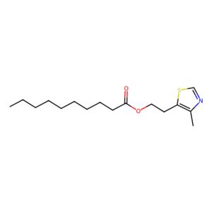 aladdin 阿拉丁 M158483 癸酸2-(4-甲基-5-噻唑基)乙酯 101426-31-7 98%