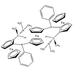 aladdin 阿拉丁 B282438 1,1'-双{1-[((S)-二茂铁基-2-(R)-乙基-1-(二甲基氨基)苯基]-(S)-膦基}二茂铁 899811-43-9 97%