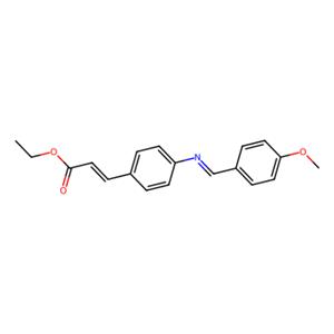 aladdin 阿拉丁 E156546 4-[(4-甲氧基苯亚甲基)氨基]肉桂酸乙酯 6421-30-3 97%