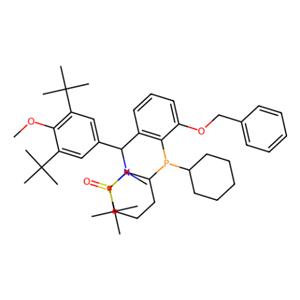 aladdin 阿拉丁 S398756 [S(R)]-N-[(S)-[3,5-二叔丁基-4-甲氧基苯基][(3-苄氧基-2-(二环己基膦)苯基)甲基]-N-甲基-2-叔丁基亚磺酰胺 2565792-24-5 ≥95%