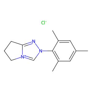 aladdin 阿拉丁 M469757 2-均三甲苯基-2,5,6,7-四氢吡咯并[2,1-c][1,2,4]三唑-4-鎓氯化物 862893-81-0 97%