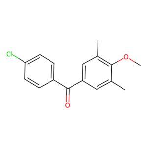 aladdin 阿拉丁 C353690 4-氯-3'，5'-二甲基-4'-甲氧基二苯甲酮 61259-84-5 95%