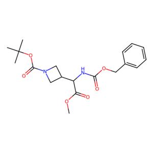 aladdin 阿拉丁 A174633 3-(1-(((苄氧基)羰基)氨基)-2-甲氧基-2-氧代乙基)氮杂环丁烷-1-羧酸叔丁酯 1620451-40-2 97%