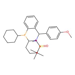 [S(R)]-N-[(R)-[2-(二环己基膦)苯基](4-甲氧基苯基)甲基]-N-甲基-2-叔丁基亚磺酰胺,[S(R)]-N-[(R)-[2-(Dicyclohexylphosphanyl)phenyl](4-methoxyphenyl)methyl]-N,2-dimethyl-2-propanesulfinamide