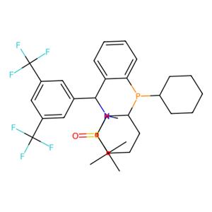 aladdin 阿拉丁 S398742 [S(R)]-N-[(R)-3,5-二(三氟甲基)苯基)]-[2-(二环己基膦)苯基]-N-甲基-2-叔丁基亚磺酰胺 2565792-86-9 ≥95%
